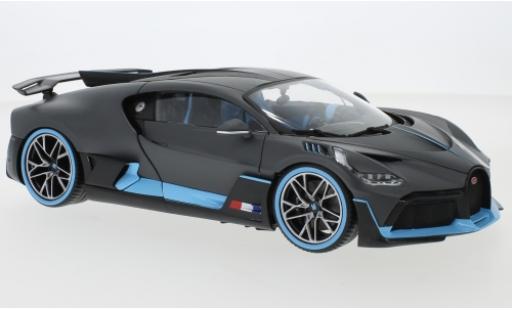 Modellautos Bugatti Divo 1/18 Burago gris mat/bleu clair 2018 Bugatti Divo 1/18 Burago gris mat/bleu clair 2018 modellautos