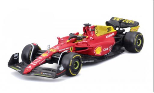 Modellautos Ferrari F1 1/43 Burago -75 No.16 Scuderia formule 1 GP Monza 2022 Ferrari F1 1/43 Burago -75 No.16 Scuderia formule 1 GP Monza 2022 modellautos