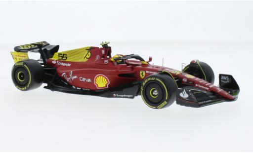 Modellautos Ferrari F1 1/43 Burago -75 No.55 Scuderia formule 1 GP Monza 2022 Ferrari F1 1/43 Burago -75 No.55 Scuderia formule 1 GP Monza 2022 modellautos