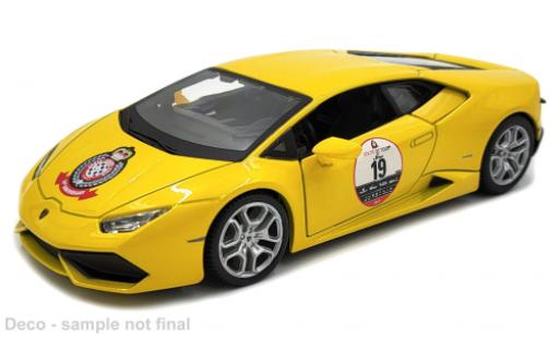 Lamborghini Huracan 1/24 Burago Bburago Performante jaune Zoute Grand Prix 2019 modellautos