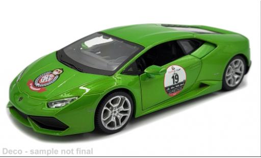Lamborghini Huracan 1/24 Burago Bburago Performante vert Zoute Grand Prix 2019 modellautos
