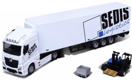 Modellautos Mercedes Actros 1/43 Burago weiss/Dekor Sedis Logistics Mercedes Actros 1/43 Burago weiss/Dekor Sedis Logistics modellautos