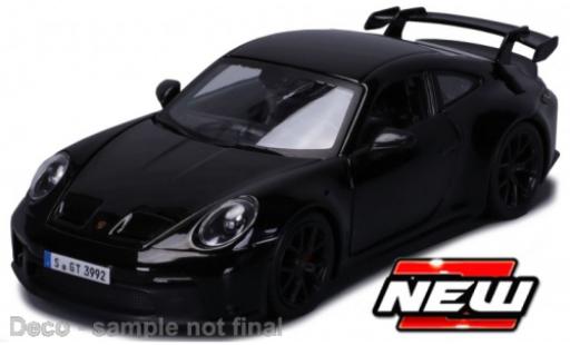 Modellautos Porsche 992 GT3 1/24 Burago Bburago 911  noire 2021 Porsche 992 GT3 1/24 Burago Bburago 911  noire 2021 modellautos