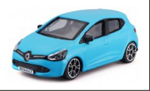 Modellautos Renault Clio 1/43 Burago bleu clair 2013 Renault Clio 1/43 Burago bleu clair 2013 modellautos