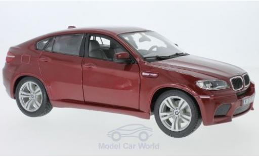 Modellautos Bmw X6 1/18 Burago M mettalic rot 2008 Bmw X6 1/18 Burago M mettalic rot 2008 modellautos