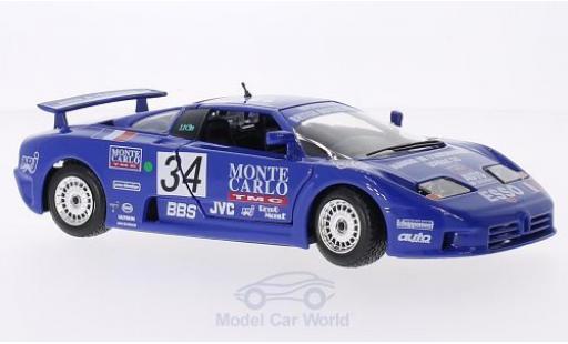 Modellautos Bugatti EB110 1/24 Burago EB 110 Super Sport No.34 24h Le Mans 1990 A.Cudini/E.Helary/J.C.Bouillon Bugatti EB110 1/24 Burago EB 110 Super Sport No.34 24h Le Mans 1990 A.Cudini/E.Helary/J.C.Bouillon modellautos