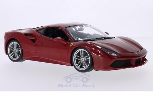 Ferrari 488 1/18 Burago GTB rot 2015 modellautos
