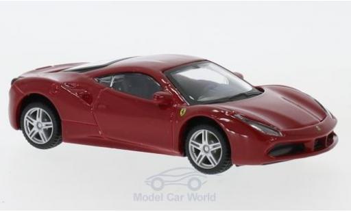 Modellautos Ferrari 488 1/43 Burago GTB rot/weiss pull-back Ferrari 488 1/43 Burago GTB rot/weiss pull-back modellautos