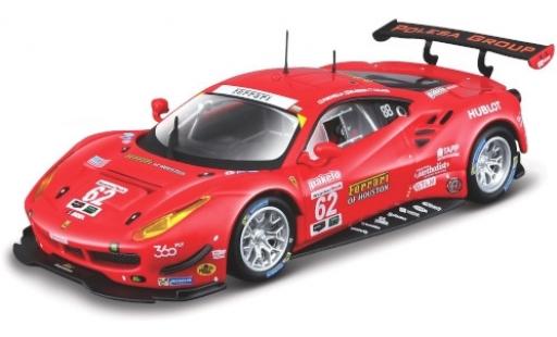 Modellautos Ferrari 488 1/43 Burago GTE No.62 of Houston 24h Daytona 2017 G.Fisica/T.Vilander/J.Calado Ferrari 488 1/43 Burago GTE No.62 of Houston 24h Daytona 2017 G.Fisica/T.Vilander/J.Calado modellautos