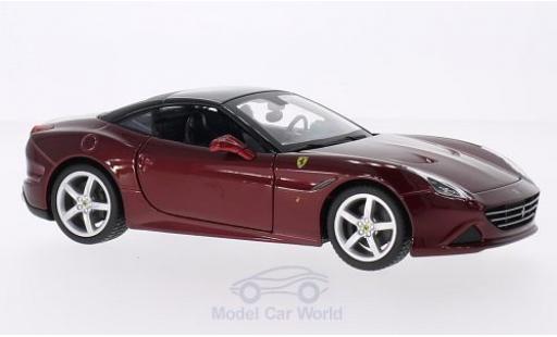 Modellautos Ferrari California 1/24 Burago T mettalic rot/schwarz 2014 Ferrari California 1/24 Burago T mettalic rot/schwarz 2014 modellautos
