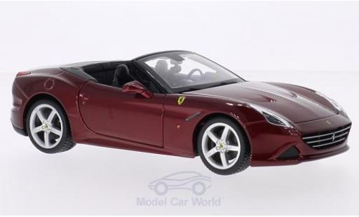 Modellautos Ferrari California 1/24 Burago T mettalic rot Verdeck geöffnet Ferrari California 1/24 Burago T mettalic rot Verdeck geöffnet modellautos
