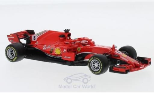 Modellautos Ferrari F1 1/43 Burago No.5 Formel 1 2018 S.Vettel Ferrari F1 1/43 Burago No.5 Formel 1 2018 S.Vettel modellautos