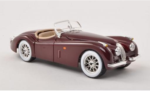 Jaguar XK 1/24 Burago 120 Roadster rot 1948 modellautos