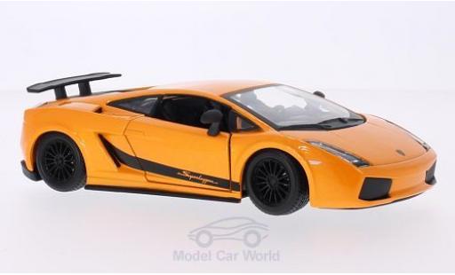 Modellautos Lamborghini Gallardo Superleggera 1/24 Burago Superleggera mettalic orange 2003 Lamborghini Gallardo Superleggera 1/24 Burago Superleggera mettalic orange 2003 modellautos