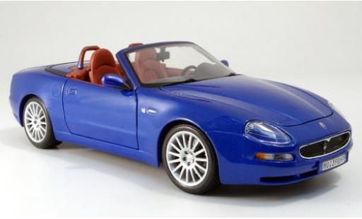 Modellautos Maserati GT Spyder 1/18 Burago blau 2003 sans Vitrine Maserati GT Spyder 1/18 Burago blau 2003 sans Vitrine modellautos