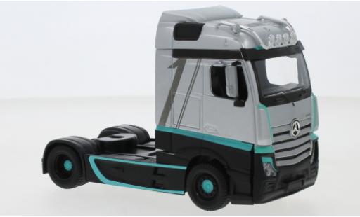 Modellautos Mercedes Actros 1/43 Burago Gigaspace Custom silber/Dekor 2020 Mercedes Actros 1/43 Burago Gigaspace Custom silber/Dekor 2020 modellautos