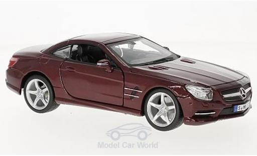 Modellautos Mercedes Classe SL 1/24 Burago SL 500 (R231) mettalic rot Mercedes Classe SL 1/24 Burago SL 500 (R231) mettalic rot modellautos