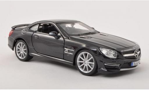 Modellautos Mercedes Classe SL 1/24 Burago SL 65 AMG (R231) mettalic schwarz Verdeck fermé Mercedes Classe SL 1/24 Burago SL 65 AMG (R231) mettalic schwarz Verdeck fermé modellautos