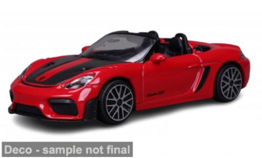 Modellautos Porsche 718 1/43 Burago Bburago Spyder RS rot/schwarz 2024 1:43 Porsche 718 1/43 Burago Bburago Spyder RS rot/schwarz 2024 1:43 modellautos