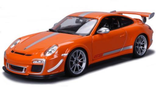 Modellautos Porsche 997 GT3 RS 1/18 Burago 911 GT3 RS 4.0 (/II) orange/silber 2012 Porsche 997 GT3 RS 1/18 Burago 911 GT3 RS 4.0 (/II) orange/silber 2012 modellautos