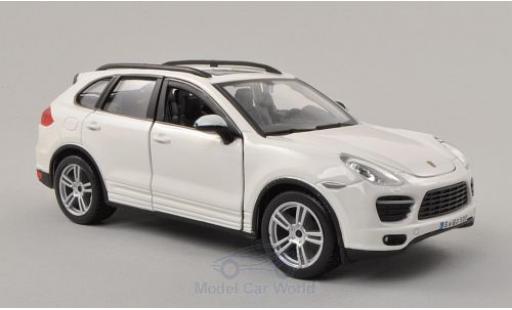 Modellautos Porsche Cayenne Turbo 1/24 Burago (92A) Turbo weiss ohne Vitrine Porsche Cayenne Turbo 1/24 Burago (92A) Turbo weiss ohne Vitrine modellautos