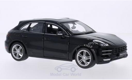 Modellautos Porsche Macan Turbo 1/24 Burago Turbo schwarz Porsche Macan Turbo 1/24 Burago Turbo schwarz modellautos