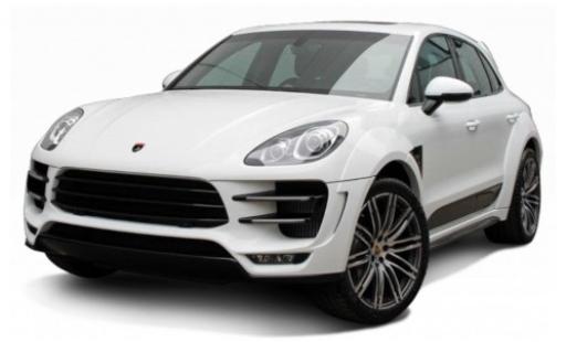 Porsche Macan 1/24 Burago weiss modellautos