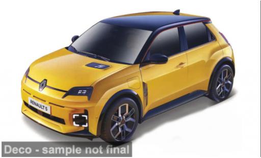 Renault 5 1/24 Burago Bburago E-Tech gelb 1:24 modellautos
