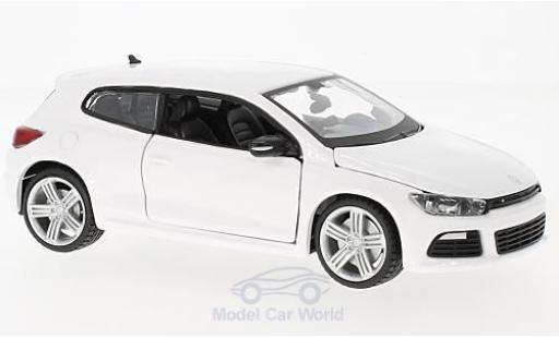 Modellautos Volkswagen Scirocco 1/24 Burago III R weiss Volkswagen Scirocco 1/24 Burago III R weiss modellautos