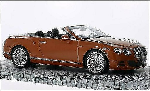 Bentley Continental GT Speed Convertible 1/18 Minichamps Cabrio mettalic orange 2014 modellautos