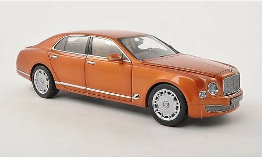 Bentley Mulsanne berline 1/18 Minichamps orange LHD 2010 modellautos