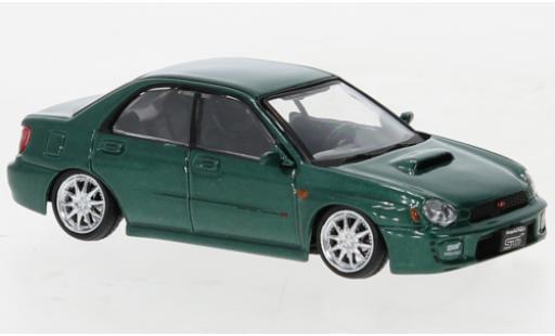 Modellautos Subaru Impreza 1/64 BM Creations WRX STI metallise vert 2001 Subaru Impreza 1/64 BM Creations WRX STI metallise vert 2001 modellautos