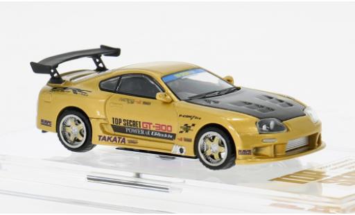 Modellautos Toyota Supra 1/64 BM Creations (JZA80) Top Secret gold 1:64 Toyota Supra 1/64 BM Creations (JZA80) Top Secret gold 1:64 modellautos