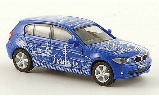 Bmw 114 E87 1/87 Herpa d blau Bayern-Edition 2005 Schone Maienzeit modellautos