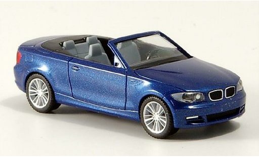 Bmw 135 E88 1/87 Herpa Cabrio blau modellautos