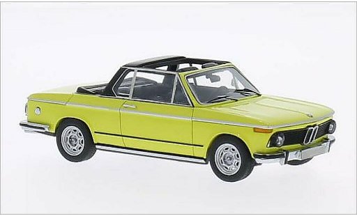 Bmw 2002 Cabriolet Baur 1/43 Neo (E10) Cabrio gelb modellautos