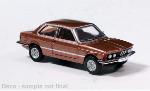 Bmw 323 1/87 Brekina i braun 1975 1:87 modellautos