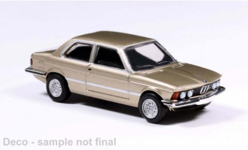 Bmw 323 1/87 Brekina i gold 1975 1:87 modellautos