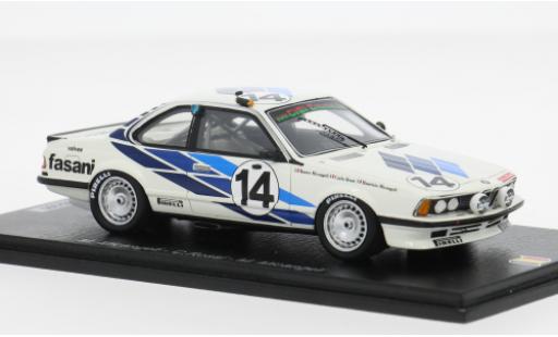 Bmw 635 1/43 Spark CSi 24h Spa 1986 #14 M.Micangeli/C.Rossi 1:43