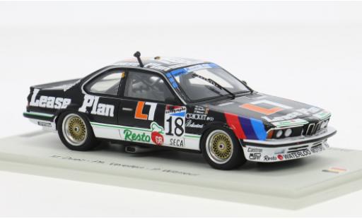Bmw 635 1/43 Spark CSi 24h Spa 1987 #18 M.Duez/Ph.Verellen 1:43 modellautos