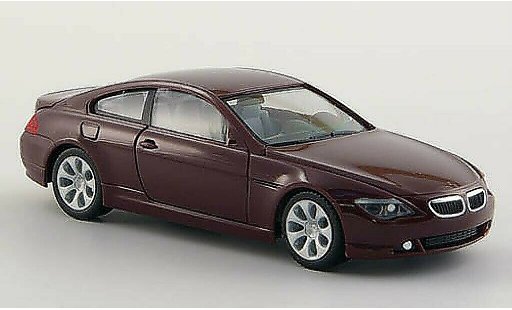 Bmw 650 E63 1/87 Herpa Coupe rot 2004 modellautos