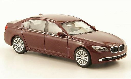 Bmw 740 F02 1/87 Herpa i version longue rot 2008 modellautos