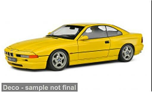 Modellautos Bmw 850 CSI (E31) gelb 1990 1/43 Solido