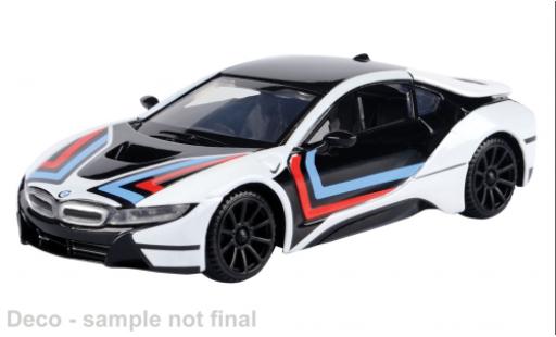 Bmw i8 1/43 Motormax weiss/Dekor 1:43 modellautos