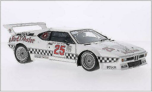 Bmw M1 1981 1/18 Minichamps No.25 Red Lobster Racing Team Red Lobster IMSA Riverside /K.Miller modellautos