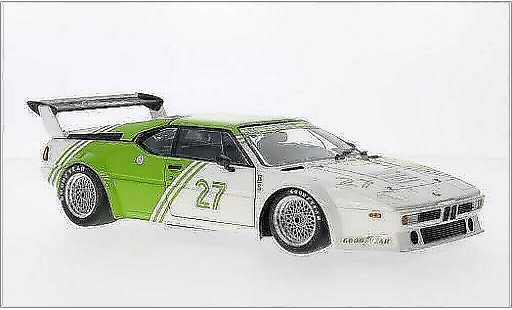 Bmw M1 1980 1/18 Minichamps E26 weiss/gr&Atilde;&frac14;n No.27 modellautos