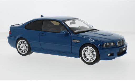 Bmw M3 1/18 Norev CSL E46 blau 1:18 modellautos