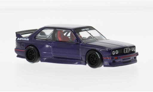 Bmw M3 1/64 Mini GT (E30) Kaido GT V2 violett 1989 1:64 modellautos