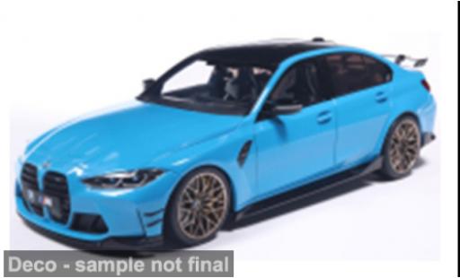 Bmw M3 1/18 Solido (G80) blau/schwarz 1:18 modellautos