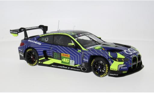 Modellautos Bmw M4 gt3 EVO 1812 km Qatar 2025 Team WRT #46 V.Rossi/A.Al Harthy 1/18 Minichamps